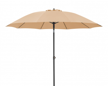 Schneider Mittelmastschirm Tarifa 270cm mit stabilen Fiberglas-Streben Apricot